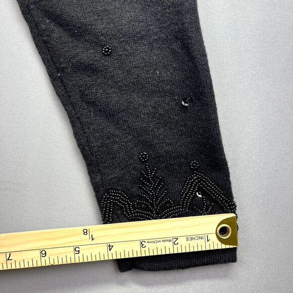 Talbots 100% Merino Wool Beaded Cardigan Sweater Women's‎ Sz M Button Vintage - Picture 11 of 16